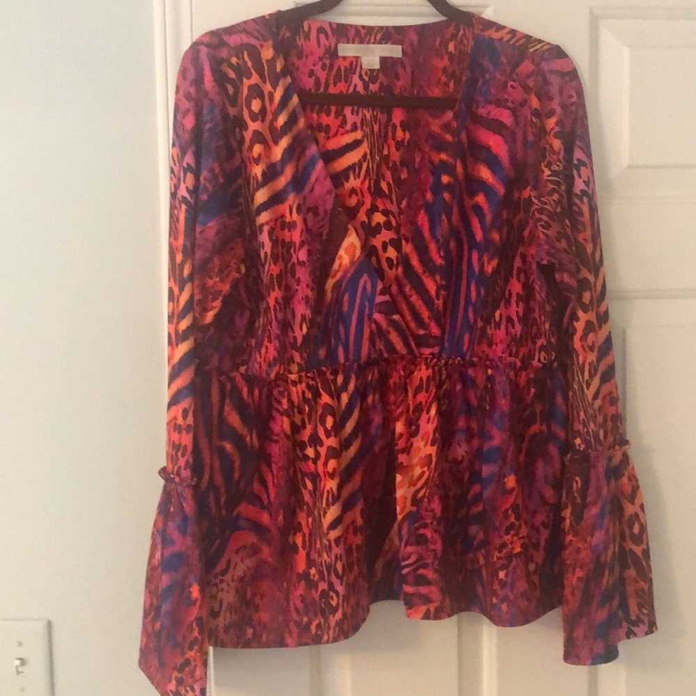 Boston Proper Animal print top